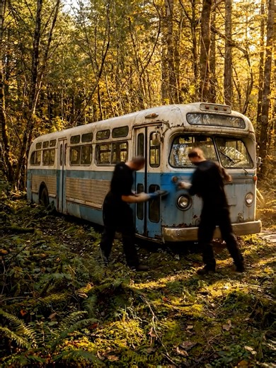 Turning an Abandoned Bus Into a Luxury Space | Bus Transformation