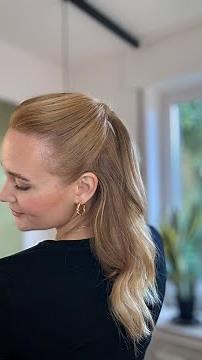 Half Sleek Zopf mit Wellen: Trendige Frisur leicht gemacht 💇‍♀️🌊