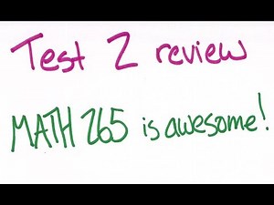 Calculus 3, Multivariable differentiation exam review (Fall 2017)