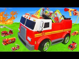 Fire Truck with Fire Fighting Equipment Toys