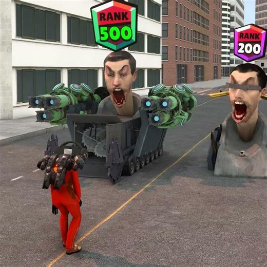 Challenge to upgrade rank and defeat the villain team.#skibiditoilet