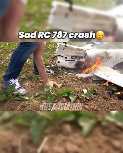Sad RC 787 plane crash😔