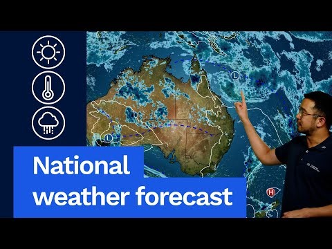 National Weather Forecast: Ex-TC Mitchell for WA, warm and unsettled for most other areas