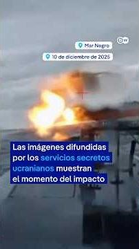 Drones marítimos ucranianos atacan nuevo petrolero de la "flota fantasma" rusa en el mar Negro