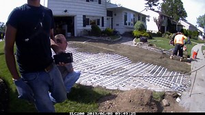 Snow Melting Mat on Driveway Installation Video - Warmup