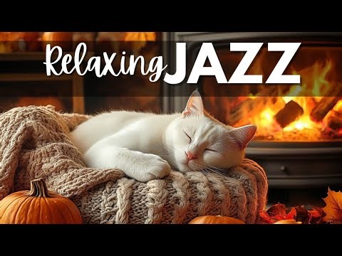 TUESDAY JAZZ: Morning Cafe Music - Fall Coffee Shop Ambience with Warm Jazz & Bossa Nova Music 🍂