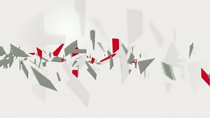 Logo reversed shutter effect