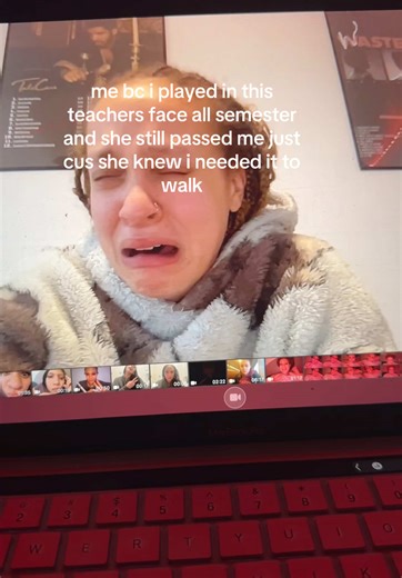 i so DESERVED to fail her class like yall omg😭😭😭!!! i was expecting to hop on degreeworks & see a big F but GOD! anyways never beating the dramatic allegations now #uglycrier #orjustugly #jk #maybe #college #classof2025
