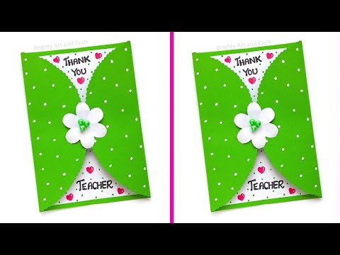 Thank You Card Idea | Easy and Handmade Thanks Giving Card | 😍 2026 Thank You Greeting Card Ideas 😍