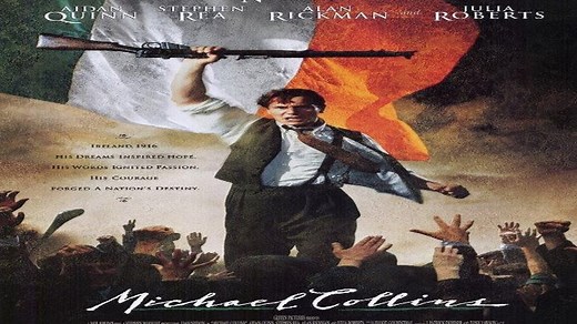 ASA 🎥📽🎬 Michael Collins (1996) a film directed by Neil Jordan with Liam Neeson, Aidan Quinn, Stephen Rea, Alan Rickman, Julia Roberts
