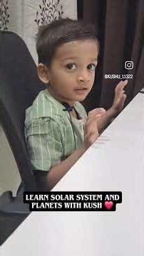 Solar System for Kids | Planet Names | Toddler Learning Activity. simple fun learning session.
