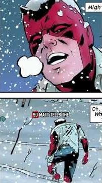 Daredevil Gets Saved by Blind Kids in a Blizzard #marvel #daredevil #marvelcomics