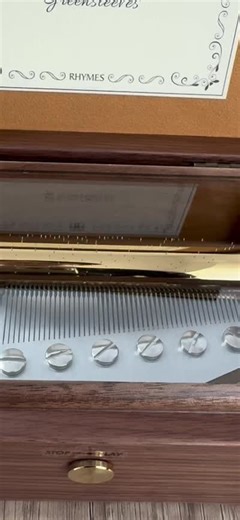 A 50-Note Greensleeves Music Box Tune