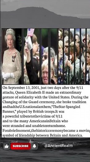 Queen Elizabeth II’s Powerful Tribute to 9/11 🇺🇸🇬🇧