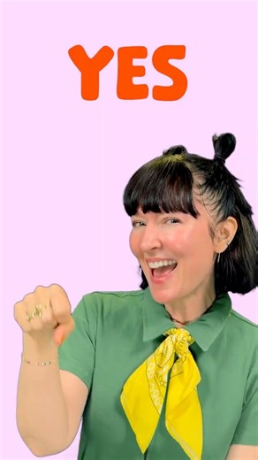 Can you sign YES & NO? 👍👎 1🔄 ASL Opposites for Kids #shorts #asl #babysign