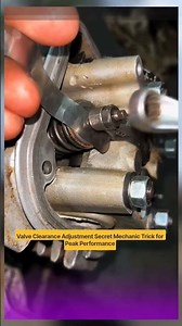 Valve Clearance Adjustment Secret Mechanic Trick for Peak Performance #shorts #mechanic