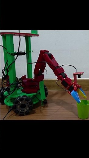 Demo of Pi0-FAST policy controlling LeKiwi robot