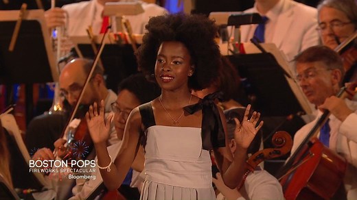 322K views · 7.5K shares | At today's inauguration, Amanda Gorman, the first-ever Youth Poet Laureate of the United States, performed her new work, "The Hill We Climb." After her historic performance today, we're thrilled to share this throwback to the 2019 Boston Pops Fireworks Spectacular where she delivered this dynamic performance of her poem “Believer’s Hymn for the Republic.” | Boston Pops | Facebook
