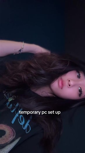 yes i’m going to do better cord management get a new monitor and desk #fyp #pc