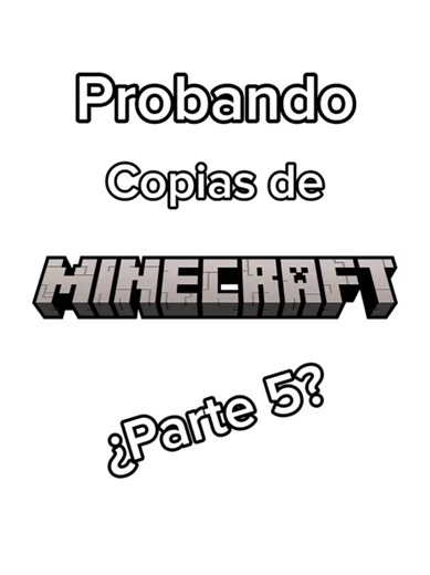 Probando copias de minecraft (craft world) #survival #minecraft #fyp | crafting and building