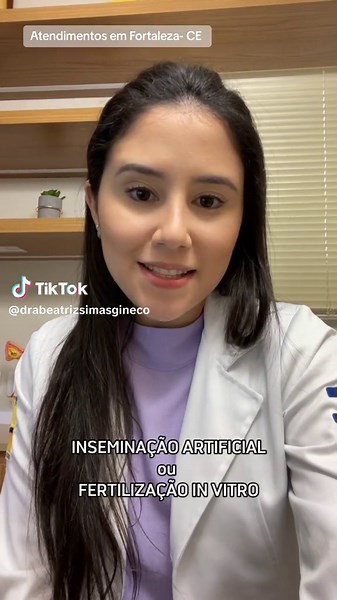 FERTILIZAÇÃO IN VITRO ❎ INSEMINAÇÃO ARTIFICIAL Fertilização in Vitro = tratamento de alta complexidade. Inseminação Artificial = tratamento de baixa complexidade. —— Manda para aquele(a) amigo(a) que acha que tanto faz! —— Whatsapp: 55 85 99403-7960 ; Tel fixo: (85)3253-2468 Dra Beatriz Simas, CRM-CE 21144, TEGO 0036/2023, RQE GO 16209, RQE RH 16210