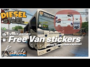 FREE Diesel N’Steel Roblox Stickers 🎁 250 Subs Special!