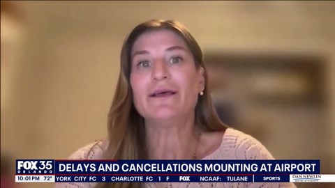 Delays, cancellations mounting at Orlando airport