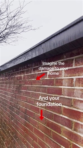 Sometimes it’s not just about the gutters… it’s about protecting your home AND your foundation 🏠💪 #homerepair #homeimprovement #gutters #protectyourhome