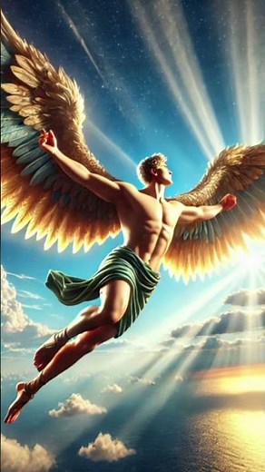 希腊著名悲剧伊卡洛斯的故事，它象征着人类对自由的渴望| Greek mythology