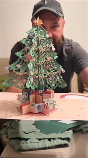 🎄 Spread Holiday Magic with the Paper Love 3D Christmas Tree Pop-Up Card ✨ Handcrafted to amaze, this stunning pop-up card unfolds into a beautiful 3D Christmas tree — ornaments, gifts, and all! It’s more than a card — it’s a keepsake of warmth, wonder, and joy. Perfect for gifting or displaying, each one is laser-cut, hand-assembled, and made to last through many Christmases to come. #PaperLove #3DPopUpCard #ChristmasMagic #HandcraftedJoy #HolidayKeepsake #FestiveGreetings | Gleamtion02