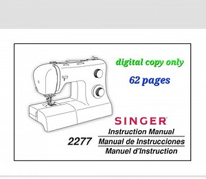 Singer Tradition 2277 Sewing Machine Manual (PDF) - Etsy UK