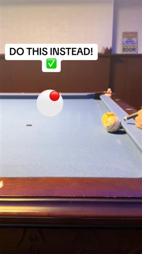 Push or double hit in pool table is considered a foul. Instead, hit the ball at more then 45° angle in this case 90°. #billiards #8ballpool #pooltable | Ella Dawson