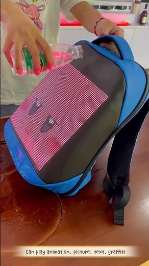 64x64 Pixels led Backpack Billboard P3.75 Module Matrix HD Led Panel 25*25cm RGB LED Screen Bag
