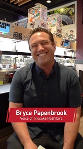 Bryce Papenbrook voice of Demon Slayer: Kimetsu no Yaiba character Inosuke at Kura Revolving Sushi Bar! 🐗 Collect a single FREE randomized Demon Slayer x Kura Sushi Bikkura Pon prize for every 15 sushi plates OR purchase your choice of prize at the sushi plate price! 🍣🥢 Prize availability may differ by location. Available while supplies last. #inosuke #demonslayer #anime #kimetsunoyaibaanime #tanjirokamado #nezuko #tanjiro #demonslayerkimetsunoyaiba #demonslayeranime #kimetsunoyaiba #animatio