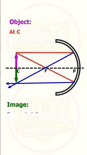 Image Formation by Concave Mirror | Ray Diagram Explained | Class 10 Physics
