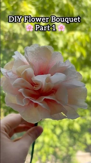 DIY Paper Flower Bouquet 💐 #diy