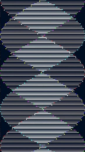 Animated waves in code: Processing generative art | Ep.37 #programming #lineart