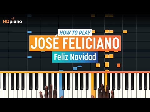 How to Play "Feliz Navidad" by Jose Feliciano | HDpiano (Part 1) Piano Tutorial