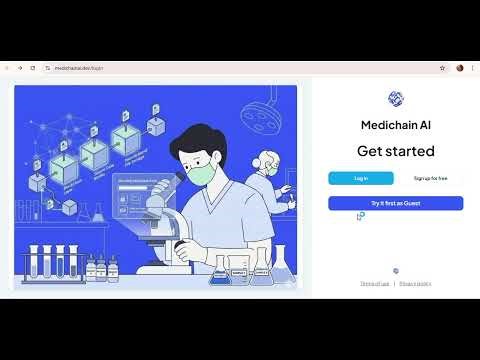 Medi-chain-AI demo by Java tech