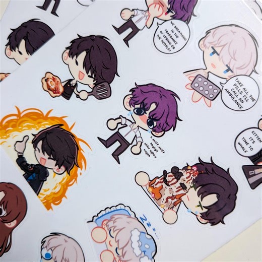 Love and Deepspace Meme Vinyl Water Resistant Sticker Sheet - Etsy