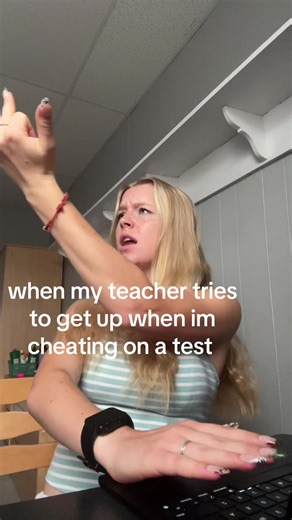 Caught Cheating in Class: Student-Teacher Showdown