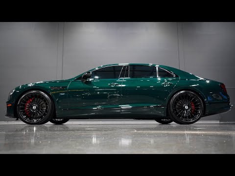 2023 BENTLEY FLYING SPUR S 3K VIRIDIAN GREEN VOSSEN FREE ENCLOSED DELIVERY FOR SALE R3MOTORCARS.COM