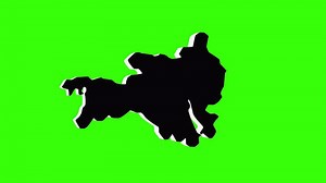 Download green screen 3d map of Truro in the united kingdom for free