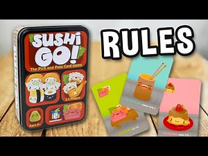 How to play SUSHI GO card game (official rules, instructions and gameplay) | SPIELREGELN TV