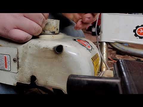 How to replace the pull rope on an older Tecumseh engine. Ariens snowblower.