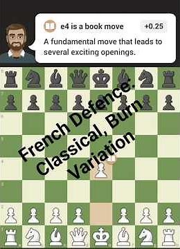French Defence: Classical, Burn Variation
