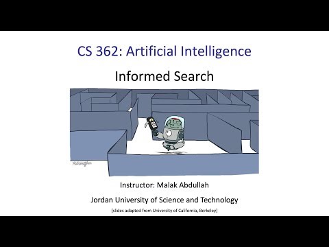 Informed Search - Greedy + A* (AI CS362)