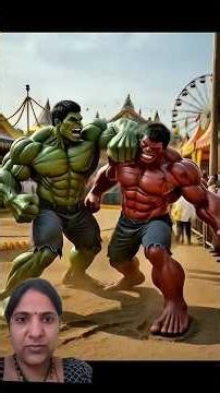 🔥Hulk vs Red Hulk - The Ultimate Battle for 50 Crore & Black Thar#viral#sorts
