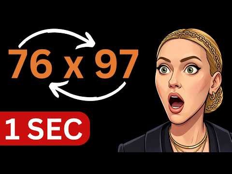 Fastest Method To Multiply Two Numbers | Mental Math