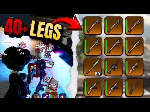 Stealing 40+ LEGENDARY Guns in Blockspin Roblox